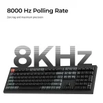 Безжична механичка клавиатура Keychron V6 Ultra 8K - Silk POM Switch Red