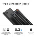 Безжична механичка клавиатура Keychron V6 Ultra 8K - Silk POM Switch Brown