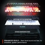 SteelSeries Apex Pro Mini Gen 3 US Layout Black Геймърска механична клавиатура с OmniPoint 3.0 регулируеми суичове