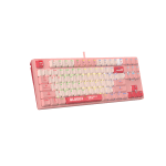 А4tech Геймърска механична клавиатура Bloody Energy Pink S87 BLMS TKL RGB Backlit red switch , USB