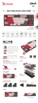А4tech Геймърска механична клавиатура Bloody Naraka S87 TKL Backlit red switch , USB