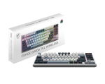 MSI Forge GK600 TKL Sky Hot-Swappable Безжична геймърска механична клавиатура с MSI Linear суичове