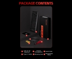 Madlions професионална геймърска механична клавиатура Professional Gaming Mechanical Keyboard MAD 60 PRO - Black, 8K, Sealed Silver Magnetic [Linear]