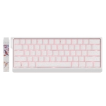 Madlions MAD 60 PRO White Contour 8K RGB с Gateron Magnetic Jade Pro регулируеми суичове