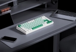 MCHOSE геймърска механична клавиатура Wireless Gaming Mechanical Keyboard G75 Pro - Tofu Switch v2 [Linear] (English US), Blue Cabbage