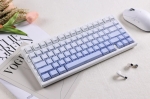 MCHOSE геймърска механична клавиатура Wireless Gaming Mechanical Keyboard G75 Pro - Tofu Switch v2 [Linear] (English US), Blue Cabbage