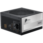 MSI PRO A1000PL PCIE5, 1000W, 80 Plus Platinum, 120mm Fluid Dynamic Bearing Fan, Protections: OCP/OTP/OPP/SCP/OVP/UVP/SIP/NLO, Dimensions: 150mmx150mmx86mm, 7Y Warranty