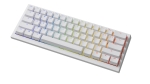 Ducky професионална геймърска механична клавиатура Professional Gaming Mechanical Keyboard One X Mini Wireless White - Ducky AI Switches [Linear]