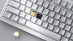 Ducky професионална геймърска механична клавиатура Professional Gaming Mechanical Keyboard One X Wireless White - Ducky AI Switches [Linear]
