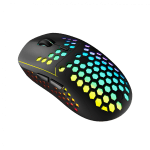 Canyon 7keys Gaming 2.4G wireless mouse, KA8 sensor, DPI up to 1600, rubber coating on panel, Huano 1million switch, 45cm PVC cable, ABS material. 400mAh battery, size: 125.8*63.7*41mm, weight: 95g, Black