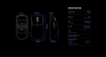 Lamzu професионална геймърска мишка INCA 8K - Wireless Gaming Mouse - White