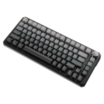 Ajazz геймърска механична клавиатура Wireless Gaming Mechanical Keyboard AK820 MAX - White birch [Linear] (English US), Side Printed, Gray