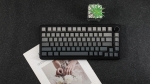 Ajazz геймърска механична клавиатура Wireless Gaming Mechanical Keyboard AK820 MAX - White birch [Linear] (English US), Side Printed, Gray