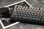 Ajazz геймърска механична клавиатура Wireless Gaming Mechanical Keyboard AK820 MAX - White birch [Linear] (English US), Side Printed, Gray