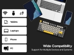 Ajazz геймърска механична клавиатура Gaming Mechanical Keyboard AK820 V2 - Arctic Isle Magnetic Switch [Linear] (English US), Black, Gray, Yellow