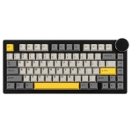 Ajazz геймърска механична клавиатура Gaming Mechanical Keyboard AK820 V2 - Arctic Isle Magnetic Switch [Linear] (English US), Black, Gray, Yellow