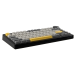 Ajazz геймърска механична клавиатура Gaming Mechanical Keyboard AK820 V2 - Arctic Isle Magnetic Switch [Linear] (English US), Black, Gray, Yellow