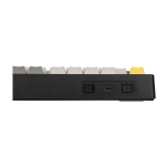 Ajazz геймърска механична клавиатура Gaming Mechanical Keyboard AK820 V2 - Arctic Isle Magnetic Switch [Linear] (English US), Black, Gray, Yellow