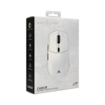 White Shark професионална геймърска мишка Wireless Gaming Mouse CADOR - 10000dpi, 1000Hz, Bluetooth, White