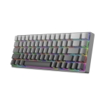 White Shark геймърска механична клавиатура Gaming Mechanical Keyboard NUNCHAKU - Red Switches (English US), Grey