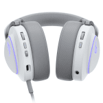 Геймърски безжични слушалки ASUS ROG Delta II White - USB-C, Aura Sync RGB