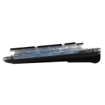 White Shark геймърска клавиатура Gaming Keyboard TACHI - Low-Profile (English US), Black
