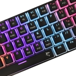 White Shark геймърска механична клавиатура Gaming Mechanical Keyboard ASHIKO 2 - Red Switches (English US), Black