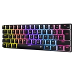 White Shark геймърска механична клавиатура Gaming Mechanical Keyboard ASHIKO 2 - Blue Switches (English US), Black