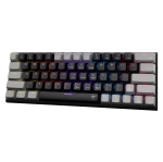 White Shark геймърска механична клавиатура Gaming Mechanical Keyboard WAKIZASHI 2 - Red Switches (English US), Black, Gray