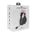 White Shark геймърски слушалки Gaming Headphones OX - 50mm, PS5, PS4, PC, Black