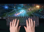 Marvo безжична механична геймърска клавиатура Wireless Gaming Mechanical keyboard Saber 65W KG965W - 1K, Banana Crystal [Linear], (English US)