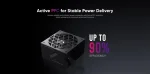 1stPlayer ACK Silver PS-750BA7 750W, 80 Plus Silver, PCIe 5.1, ATX 3.1 Захранване за компютър