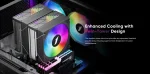 1stPlayer CRYO CY12LD ARGB Black Въздушен охладител за процесор