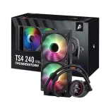 1stPlayer Thunderstorm TS4 240 240mm ARGB Black AIO Воден охладител за процесор
