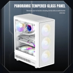 Gamemax кутия Case ATX - Storm 2 AW - 6 x 120 mm Addressable RGB fans