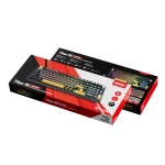 Marvo безжична механична геймърска клавиатура Wireless Gaming Mechanical keyboard Titan 98 - KG986W Black - Banana Crystal [Linear]