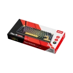 Marvo безжична механична геймърска клавиатура Wireless Gaming Mechanical keyboard Titan 75 - KG985W Black - Banana Crystal [Linear]