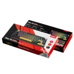 Marvo безжична механична геймърска клавиатура Wireless Gaming Mechanical keyboard Titan 75 - KG985W Black - Banana Crystal [Linear]