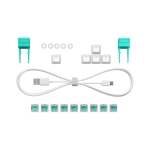 Геймърска механична клавиатура Logitech G512 X 75 - Dual Swap Analog/Mechanical Switch - White