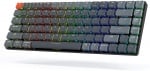 Keychron K3 Ultra-Slim Compact RGB Геймърска механична клавиатура с Gateron Low Profile Blue суичове