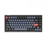 Keychron V1 Frosted Black QMK TKL 75% RGB Hot-Swappable Геймърска механична клавиатура с Keychron K Pro Brown суичове