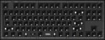 Keychron V3 Carbon Black QMK TKL Knob RGB Hot-Swappable Геймърска механична клавиатура с Keychron K Pro Red суичове