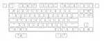 Keychron K1 SE TKL Hot-Swappable White LED Геймърска механична клавиатура с Keychron Low Profile Optical Red суичове