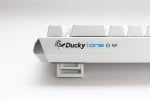 Ducky One 3 Full Size Pure White Hot-Swappable RGB Геймърска механична клавиатура с Cherry MX Clear суичове