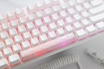 Ducky One 3 SF Pure White 65% Hot-Swappable RGB Геймърска механична клавиатура с Cherry MX Brown суичове