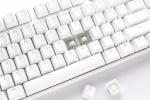 Ducky One 3 TKL Pure White Hot-Swappable RGB Геймърска механична клавиатура с Cherry MX Clear суичове