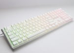 Ducky One 3 TKL Pure White Hot-Swappable RGB Геймърска механична клавиатура с Cherry MX Speed Silver суичове