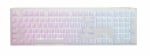 Ducky One 3 Full Size Pure White Hot-Swappable RGB Геймърска механична клавиатура с Cherry MX Black суичове