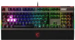 MSI Vigor GK80 Геймърска механична клавиатура с Cherry MX RGB Red суичове