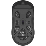 LORGAR MSA10W, Wireless Gaming Mouse Advanced, black